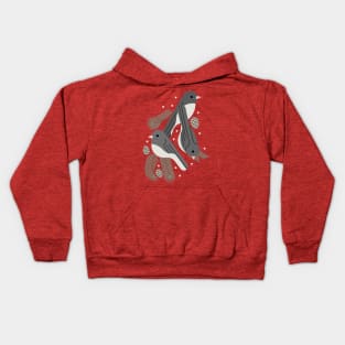 Winter Junco Kids Hoodie